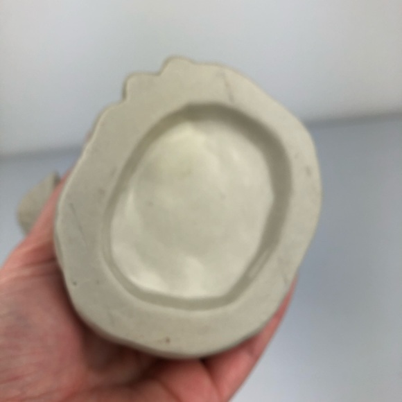 VINTAGE 8" White Koi Fish Vase Water Jumping Flowe - Picture 9 of 16